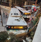 10 اصابات بحادث بين حافلتين شمال يافا 